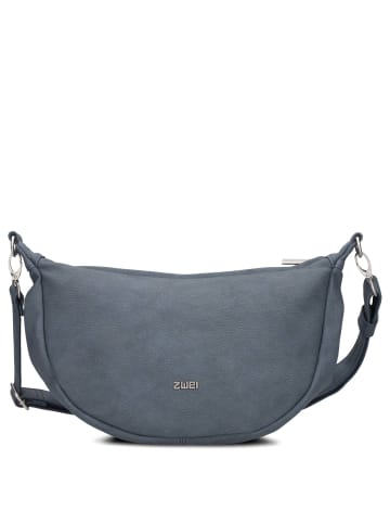 Zwei Mademoiselle M70 - Umhängetasche 34 cm (cord-wood) in nubuk-blue