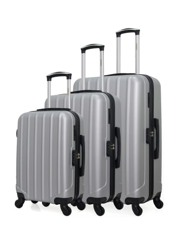 Hero 3 tlg. Kofferset HIMALAYA in HeLgrau (95L/64L/37L)