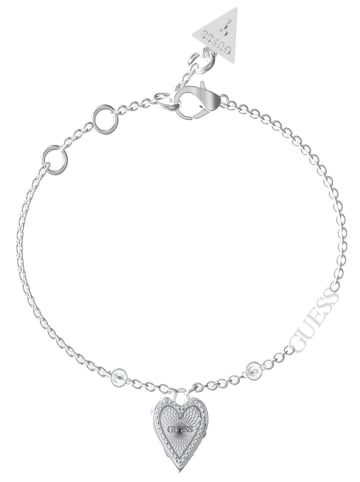 Guess Damen-Armband Silberfarben Love Me Tender