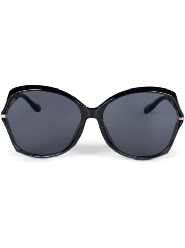 styleBREAKER Butterfly Sonnenbrille in Schwarz / Grau getönt