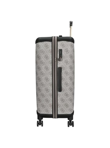 Guess Berta 28 IN - 4-Rollen-Trolley 77 cm erw. (dark taupe logo) in dark taupe logo