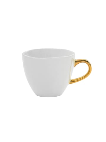 URBAN NATURE CULTURE Kleine Tasse Good Morning in Weiß | Gold