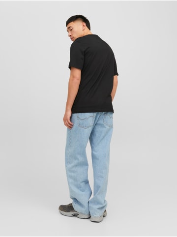 Jack & Jones 2-er Set Logo T-Shirt Kurzarm Shirt JORVESTERBRO in Schwarz-Rot