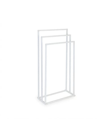 relaxdays Handtuchständer in Weiß - (B)44 x (H)84 x (T)21,5 cm