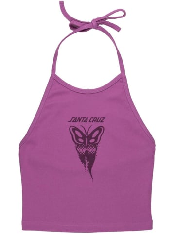 Santa Cruz Weste "Asp Butterfly Front Halter Top" in Lila