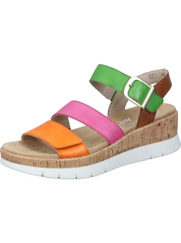 remonte Klassische Sandaletten in aperol/fuchsia