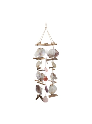 relaxdays 2tlg. Deko-Set "Muscheln" in Natur