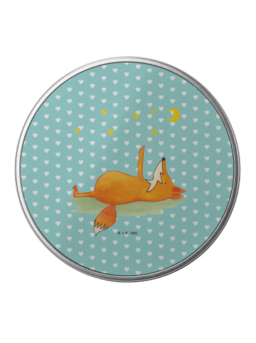 Mr. & Mrs. Panda Kaffeedose Fuchs Sterne ohne Spruch in Türkis Pastell