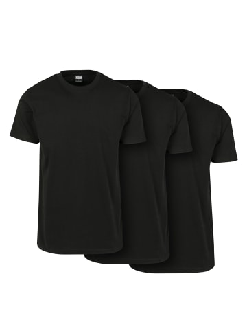 Urban Classics T-Shirt kurzarm in black/black/black