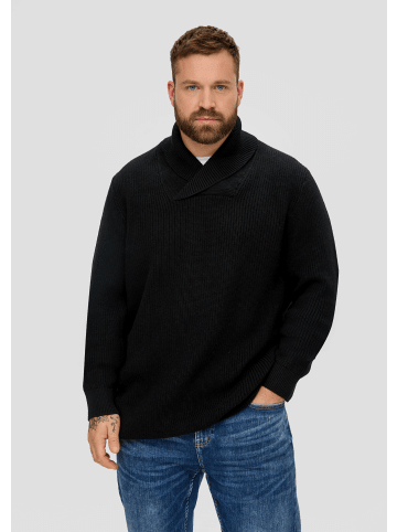 s.Oliver Strickpullover langarm in Schwarz