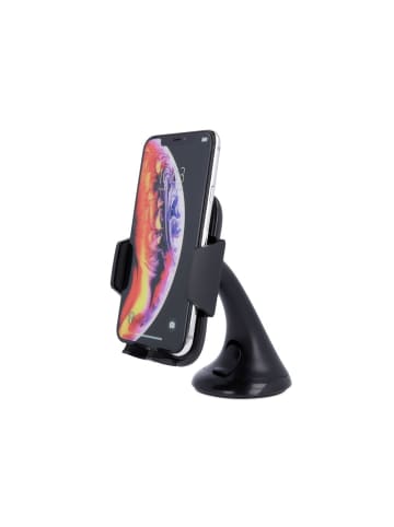 Wisam® Universelle Smartphone-Halterung mit Saugnapf für Windschutzscheibe Schwarz