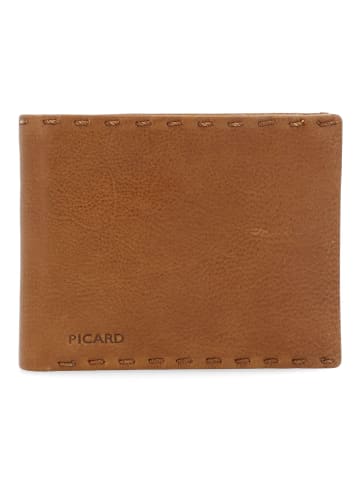 PICARD Ranger 1 Geldbörse RFID Schutz Leder 11.5 cm in cognac
