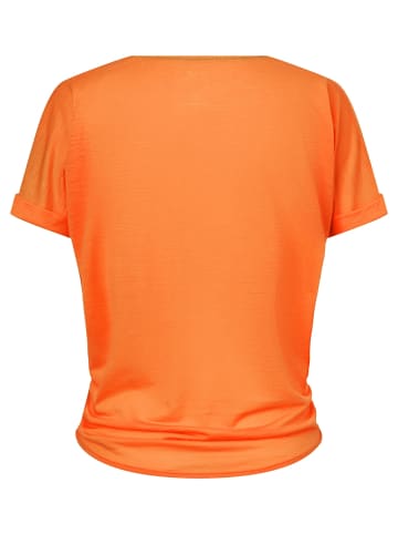 super.natural Merino T-Shirt W JP KNOT TEE in orange