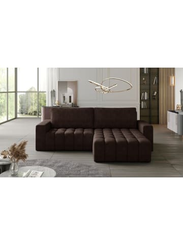 MF Design Bonita Recamiere Rechts in Braun -  (L) 175 x (B) 250 x (H) 92 cm