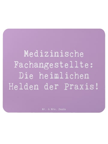 Mr. & Mrs. Panda Mousepad Spruch Medizinische Fachangestellte He... in Lavendeltraum