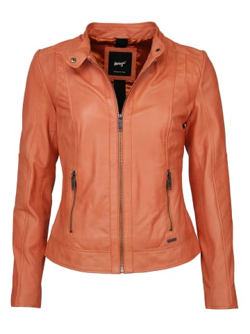 Maze Lederjacke Marcie in orange