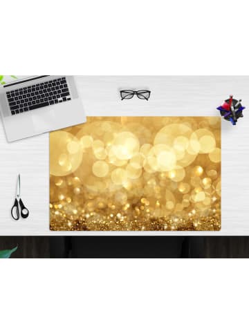 cover-your-desk.de  Schreibtischunterlage – “Funkelndes Gold“ (L)60 x (B)40 