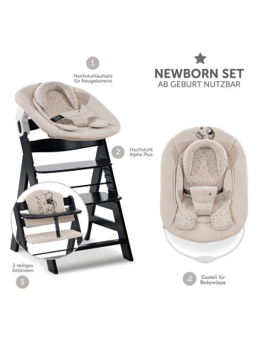 Hauck Alpha Plus Black 4-tlg. Newborn Set Disney in schwarz,beige