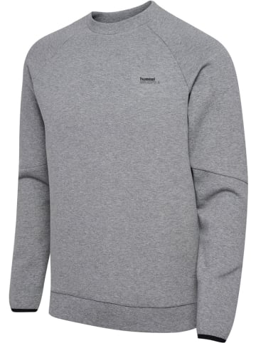 Hummel Hoodie "Hmltech Fleece Regular Crew" in Grau