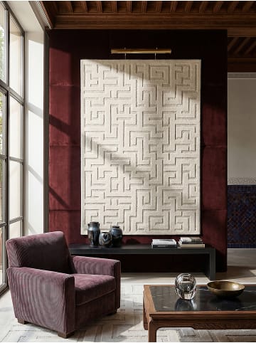 KADIMA DESIGN Teppichläufer Geometrisch pflegeleicht Wohnzimmer Schlafzimmer Flur in Creme