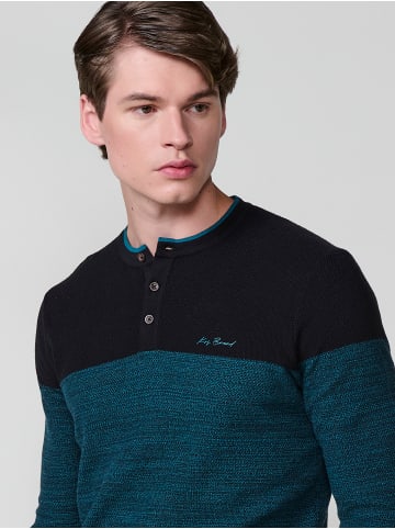 KOROSHI Langärmliges Poloshirt in SCHWARZ