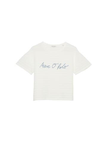 Marc O'Polo TEENS-GIRLS Strick-T-Shirt in WHITE COTTON