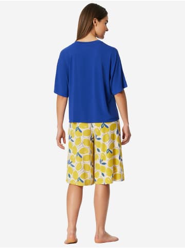 Schiesser Pyjama Casual Fashion in royal