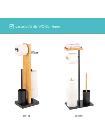 eluno Ersatz-Bürstenköpfe 2tlg. Set Schwarz