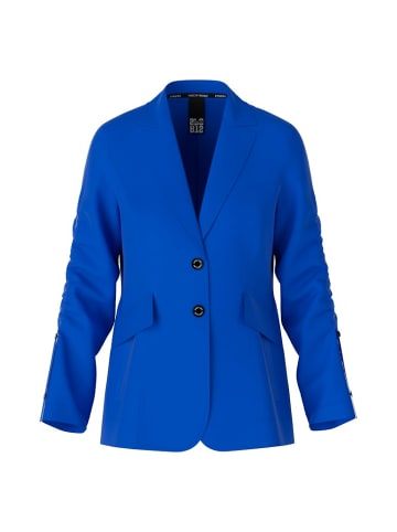 MARC CAIN Blazer mit gerafftem Ärmel in Blau