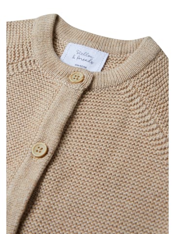 Stellou & friends Strick-Cardigan in beige melange