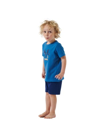 Schiesser Pyjama in Blau