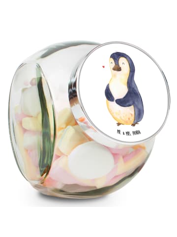Mr. & Mrs. Panda Vorratsdose Pinguin Diät ohne Spruch in Weiß