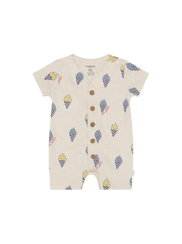 Noppies Strampler All Over Print in Oatmeal Melange