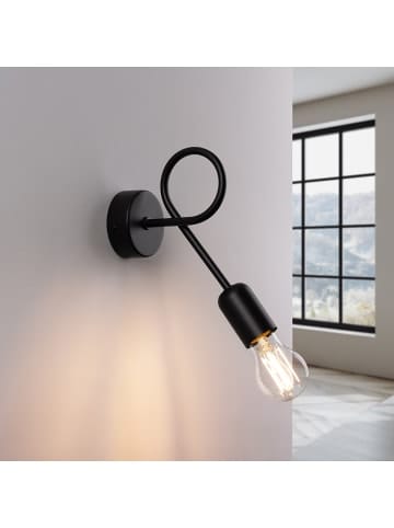 Nice Lamps Wandleuchte KNOT schwarz H 26