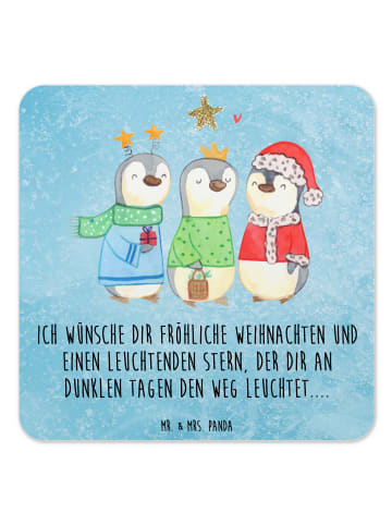 Mr. & Mrs. Panda Untersetzer Winterzeit Heilige drei Könige mit ... in Eisblau