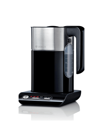 Bosch Wasserkocher kabellos Styline TWK8613P in Schwarz