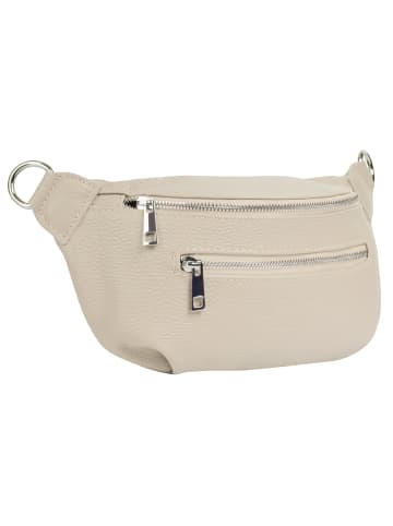 Samantha Look Gürteltasche echt Leder in beige