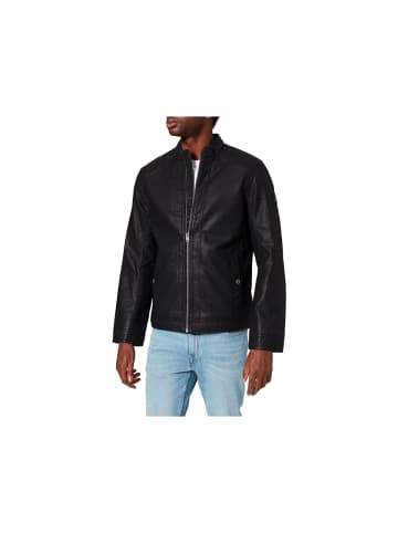 Tom Tailor Kunstlederjacke für Herren in unifarben in uni