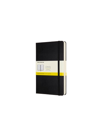 Moleskine Notizbuch mit festem Einband, Kariert  "Classic Expanded" in Schwarz