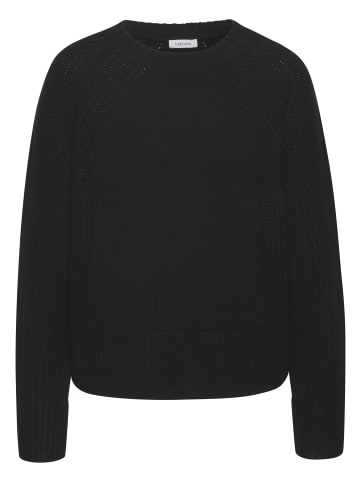LASCANA Strickpullover in schwarz
