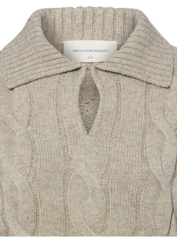 MOSS COPENHAGEN Strickpullover MSCHPavana Peony in grau - 0001