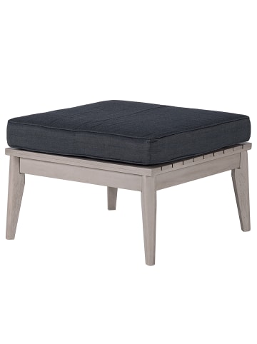 home24 Loungehocker FIFO in Anthrazit / Braun