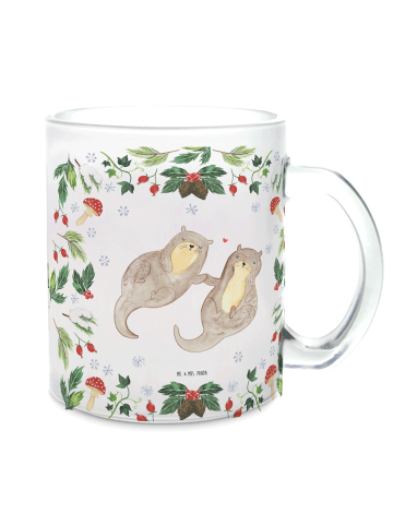 Mr. & Mrs. Panda Häferl Otter Glühweinstand ohne Spruch in Transparent