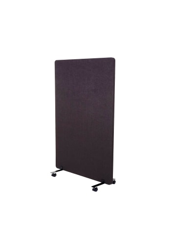 MCW Akustik-Trennwand G77, 127x80cm braun-grau