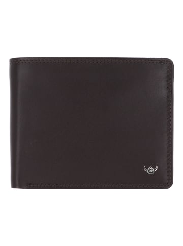Golden Head Polo Geldbörse RFID Schutz Leder 12.5 cm dunkelbraun