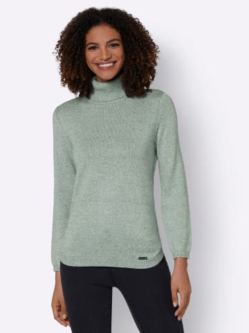 WITT WEIDEN Pullover in jade-kalkmint-meliert