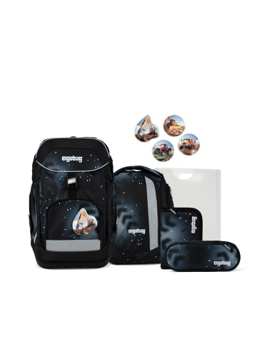 Ergobag Grundschulranzen-Set MAXI "FundBärment" 6-tlg. in Schwarz