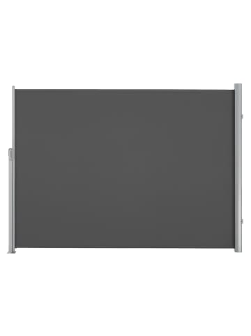 SONGMICS Seitenmarkise Sheld in Anthrazit - (B)300 x (H)160 cm