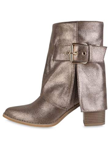 VAN HILL Cowboy Boots Victoria in Gold