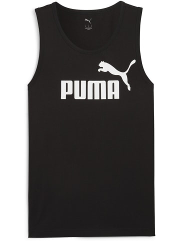 Puma Sportshirt "ESS No.1 Logo Tank" in Schwarz